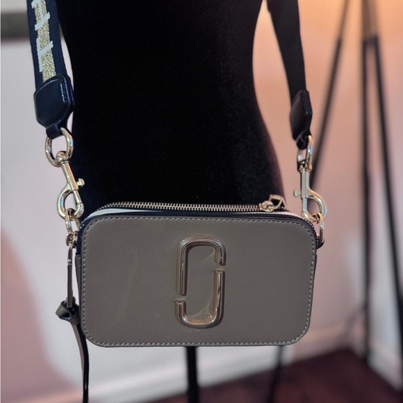 Marc Jacobs Taupe Crossbody Bag with Gold Accents - Picture 2 of 3